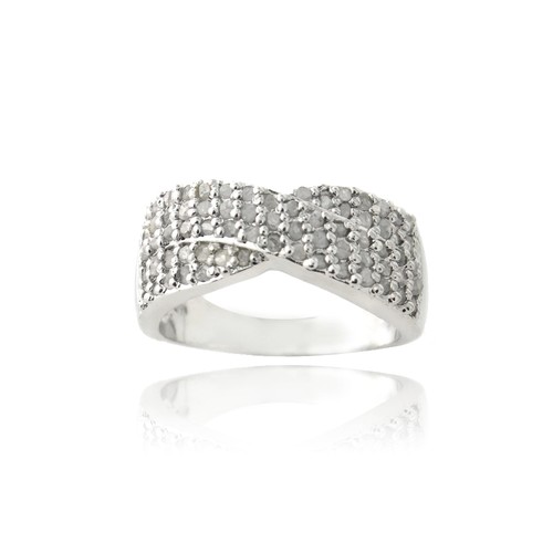 4ct diamant croisé bague - diamant,