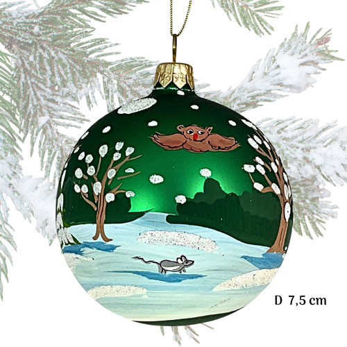 Boule noël verre soufflé - boule,