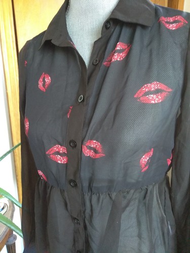 Womens high low black - high/low, sheer