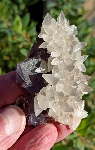 Fluorite violette bleue - , et