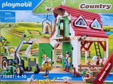 Playmobil 70887 Ferme Avec Élevage De Petits Animaux Tracteur Animaux Neuf/Ovp