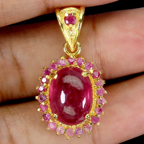 Pendentif pierre rubis - pendentif,