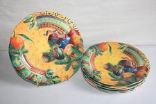 6 assiettes dessert en