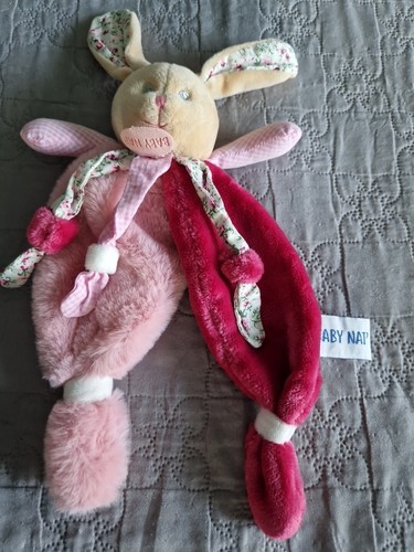 Doudou plat lapin - lapin, babynat