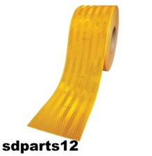 500cm x 5cm Bande Or Réfléchissante Autocollants Avertissement de Signalisation