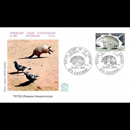 Fdc 895 tatou géant - n°,