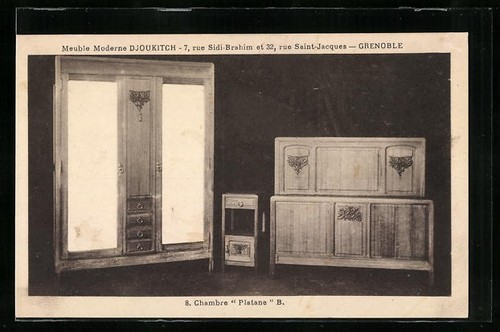 Carte postale grenoble meuble - postale,