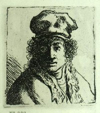 AUTOPORTRAIT DE REMBRANDT AU