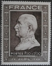 1944  FRANCE Y & T N° 606  Neuf  * * SANS CHARNIERE