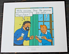 Litho libris tintin extrait - libris,