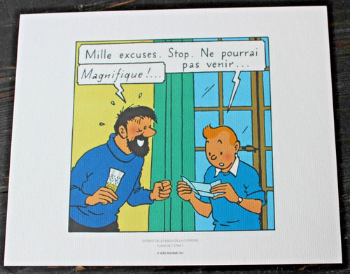 Litho libris tintin extrait - litho,