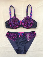 Superbe ensemble Aubade bleu-rose Woodstock Memories neuf 95B (80B) / 2 - S - 38