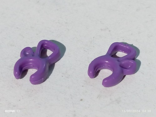 Playmobil boucles magenta - x2,