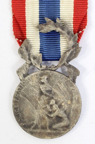 Police française médaille - police,