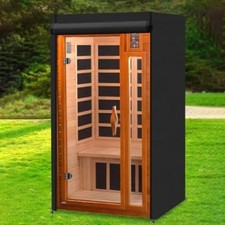 Housse de Sauna Protection Extérieur Imperméable 210D Tissu Oxford avec Ourlet