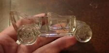 SALIERE POIVRIERE PORTIEUX ANCIENNE AUTOMIBILE TACOT 1920 VERRE MOULE 