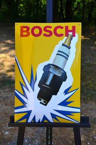 Plaque émaillée bosch bougie - bosch,