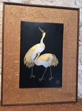 Tableau dessin oiseaux - tableau,