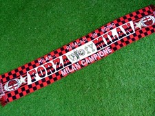 Echarpe AC MILAN signed signé MASSIMO ODDO ultras foot calcio Rossoneri