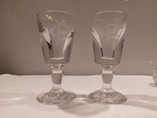 Lot de 2 verres anciens