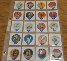 VINTAGE cirque KNIE clown suisse AFFICHE ANCIEN opercule CREME à CAFE kaffeerahm