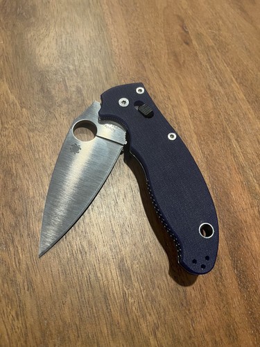 New spyderco manix with - manix,