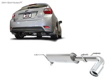 Borla Inox Échappement Sport pour Subaru XV à Partir De 2011 81mm Rond