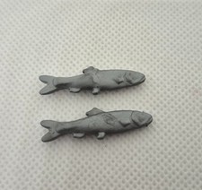 2 POISSONS GRIS PLAYMOBIL