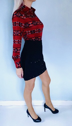 Rare chemise body - pelle, à