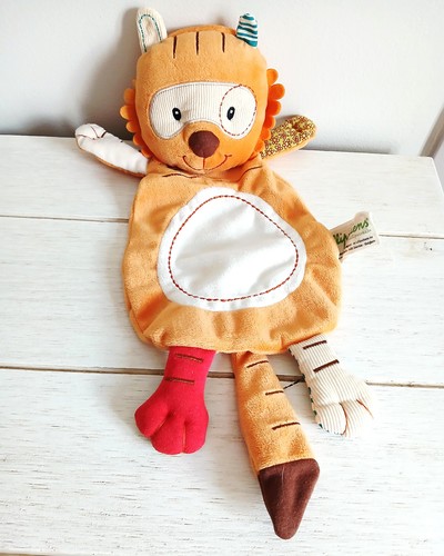 Lilliputiens doudou plat lion