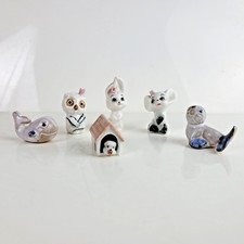 Lot 6 Miniatures Porcelaine