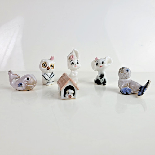 Lot miniatures porcelaine - lot, 6