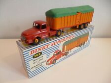 DINKY TOYS ref 36B TRACTEUR WILLEME semi-remorque bâché en boite TOUT ORIGINE
