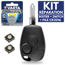 KIT➜ Coque pour Télécommande Plip Clef RENAULT Modus Twingo Clio 3 Master Kangoo
