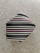 Cravate soie Celio Club rayures neuve