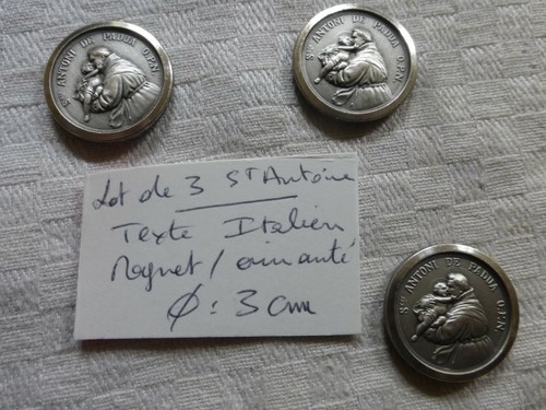 Lot medaille aimantée - lot, 3