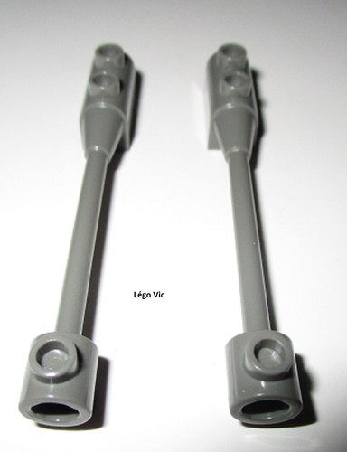 Lego 30359a bar 1x8 gray - x2, dk
