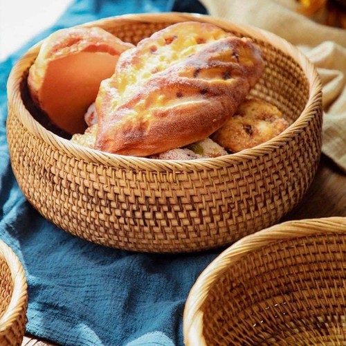 Panier rangement rond en - panier,