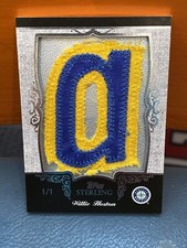 2007 Topps Sterling Willie Horton Letter Patch #’d 1/1