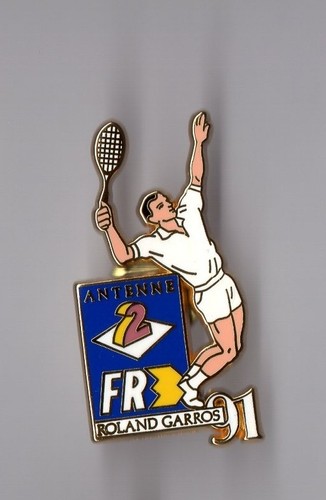 Pin roland garros - pin's, 1991