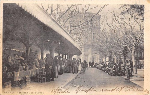 Cpa cannes marche aux - cannes, le