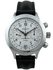 Bracelet Hommes Poljot à Remonter Manuellement Chronographe Kal. 3133 avec Date,