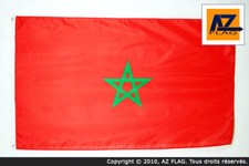 DRAPEAU MAROC 90x60cm - DRAPEAU MAROCAIN 60 x 90 cm - DRAPEAUX - Neuf