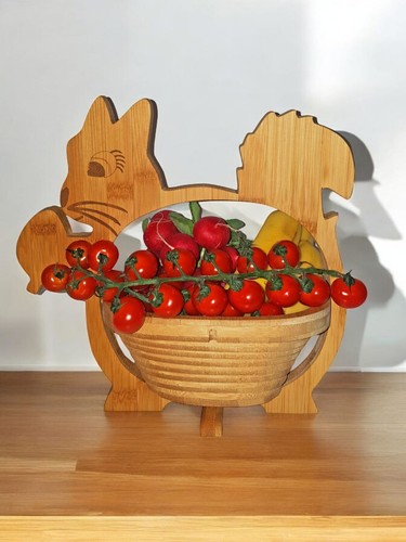 écureuil panier pâques - panier, de