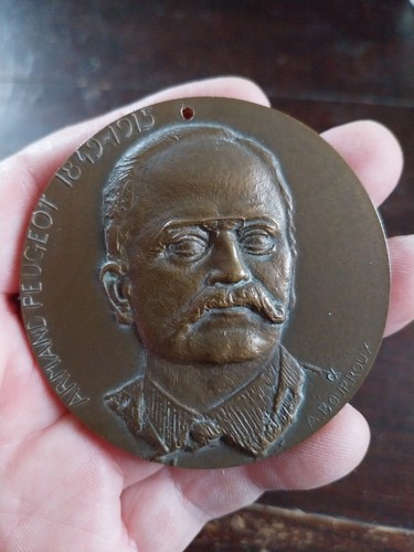 Medaille bronze automobile - bronze,