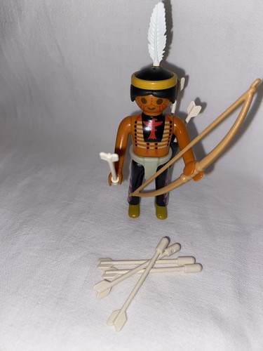 Playmobil guerrier indien - indien, arc