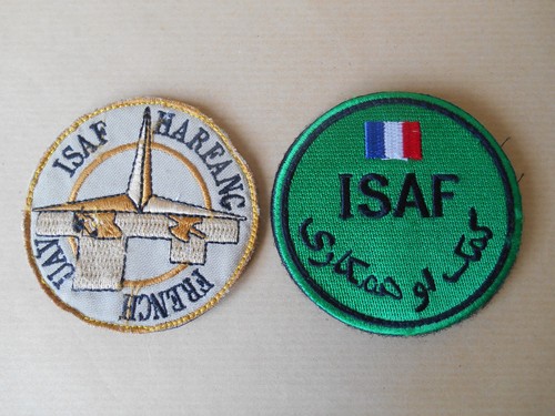 Lot patchs militaires isaf - lot,