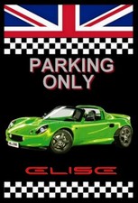 plaque " PARKING ONLY  LOTUS