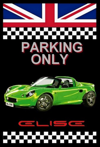 Plaque parking only - ",