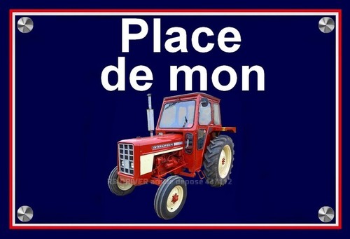 Plaque place mon - plaque,